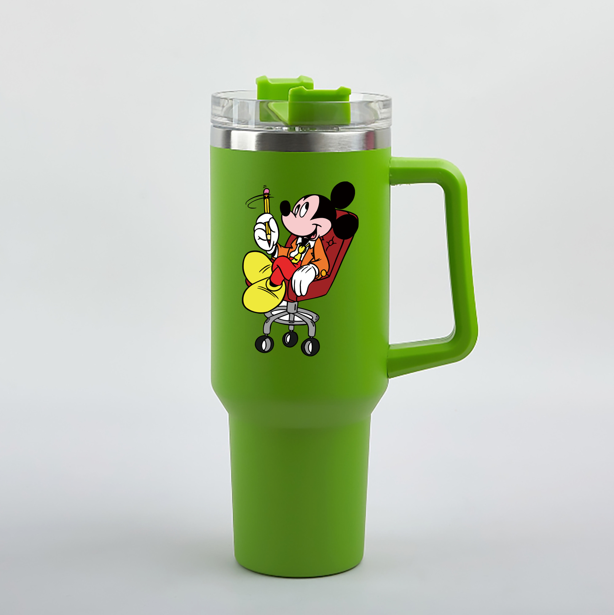 （画像用） ミッキーマウス Mickey Mouse 1200mL車用タンブラー（カラープリント）